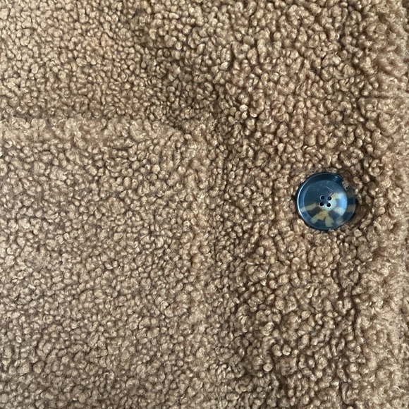 Banana Republic Teddy Car Coat in Toasted size S plush and lined - Picture 4 of 16